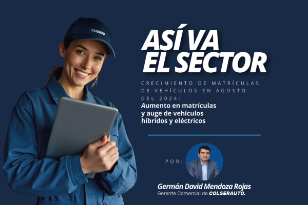 Crecimiento de matr&iacute;culas de veh&iacute;culos en agosto del 2024: Aumento en matr&iacute;culas y auge de veh&iacute;culos h&iacute;bridos y el&eacute;ctricos